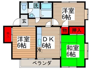 しゅがあはうす１番館の物件間取画像